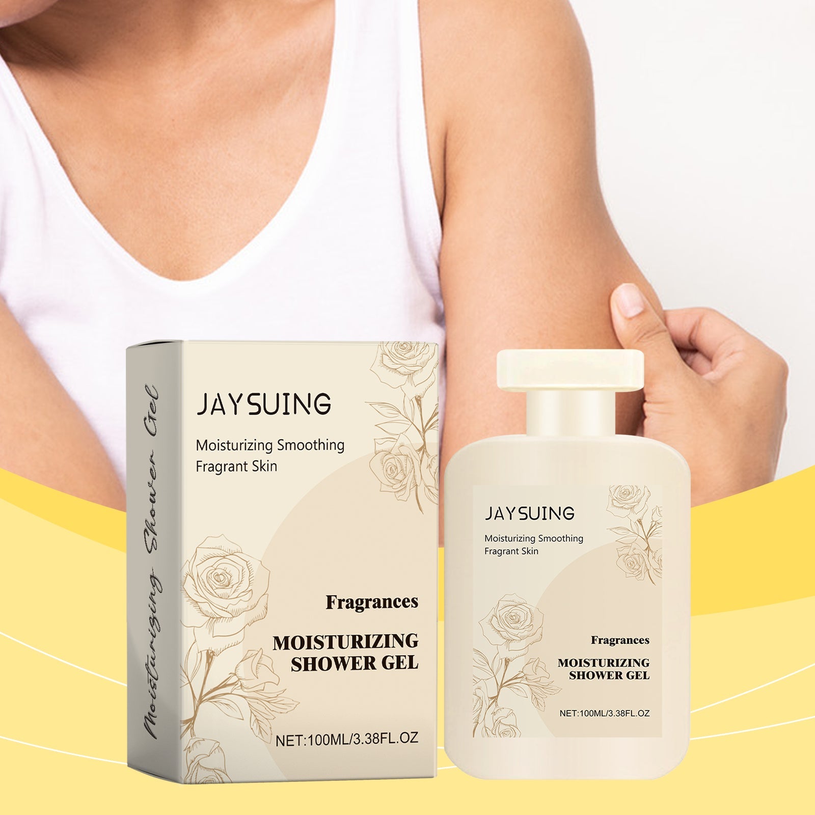 Perfumed Shower Gel for Hydrating Brightening Skin Care