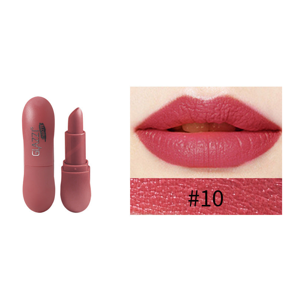12-Color Matte Lipstick Palette for Long-Lasting Waterproof Makeup