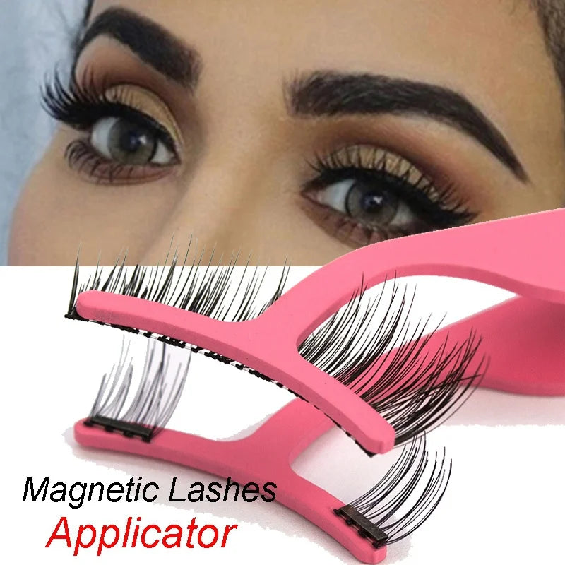 False Eyelash Applicator Tweezers for Precise Makeup Eyelash Extension