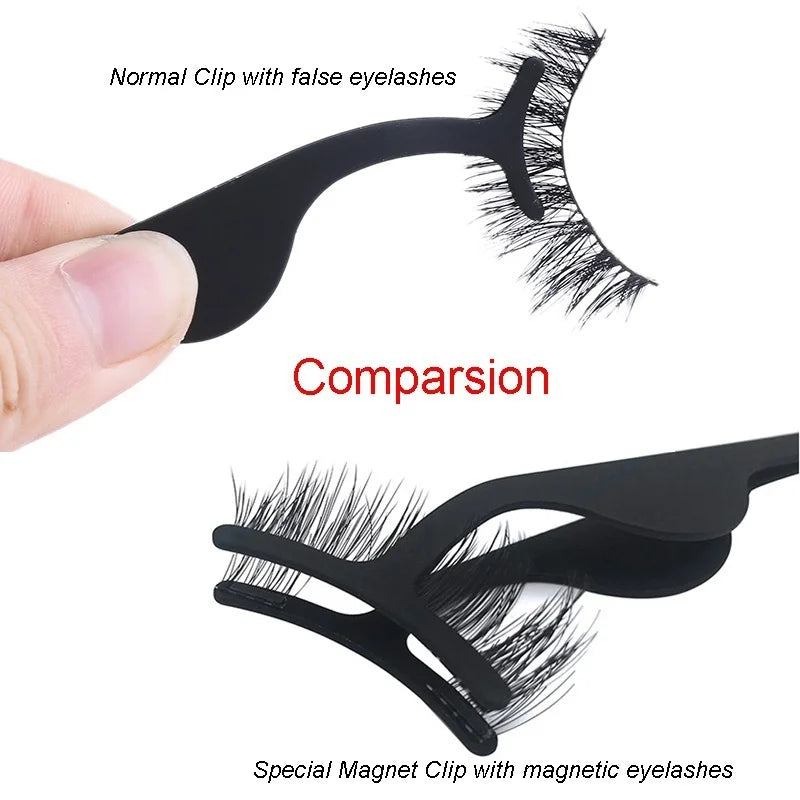 False Eyelash Applicator Tweezers for Precise Makeup Eyelash Extension