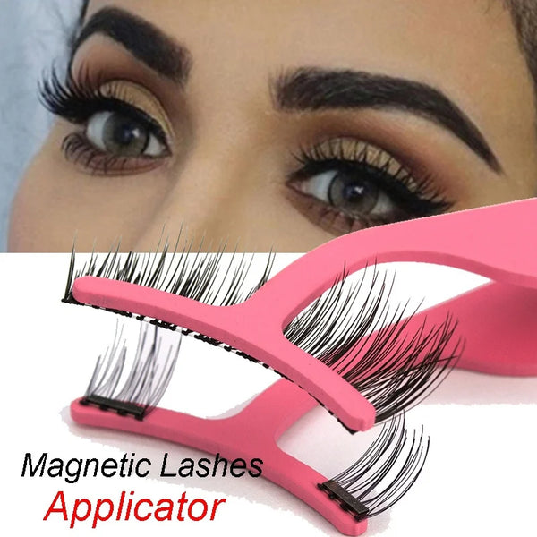 False Eyelash Applicator Tweezers for Precise Makeup Eyelash Extension