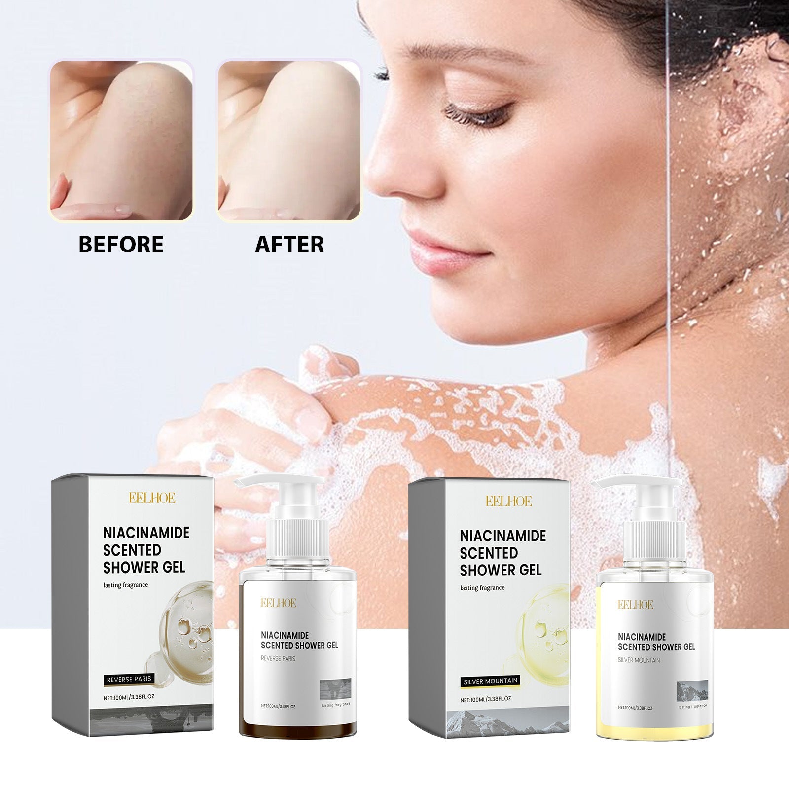 Niacinamide Body Wash for Brightening Hydrating Skin Care