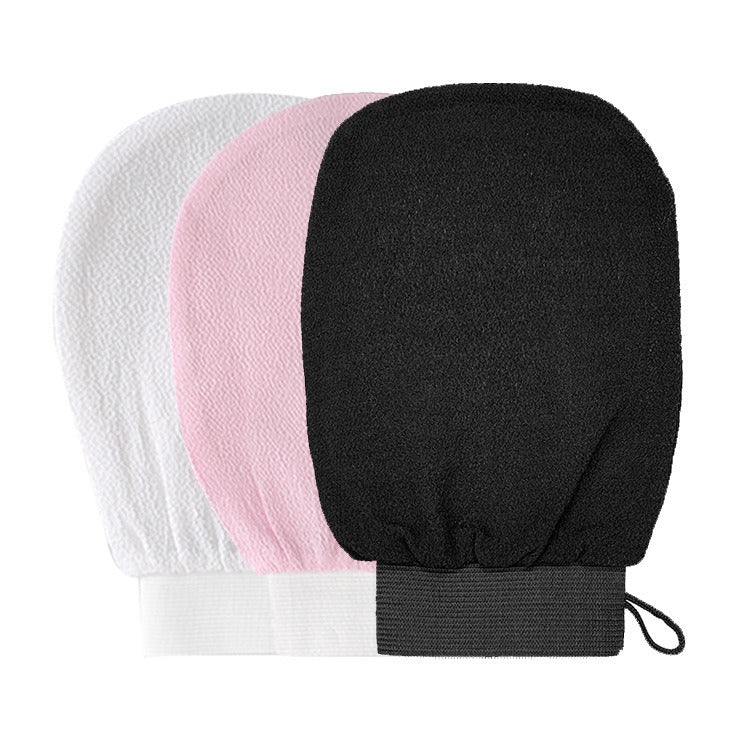 Silk-Like Exfoliating Shower Scrub Gloves for Gentle Skin Care