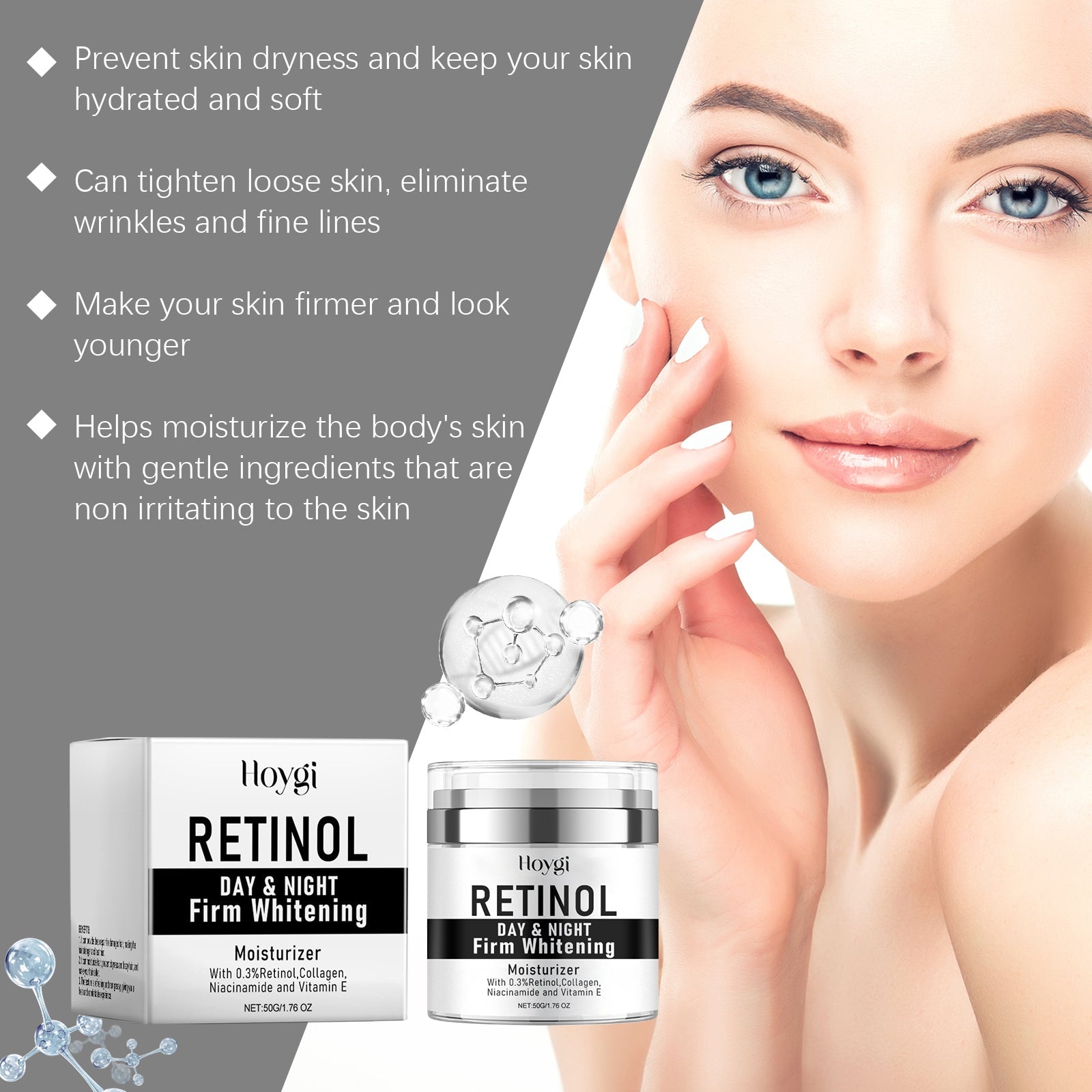 Pure Facial Moisturizer for Nourishing Hydrating Daily Skin Care