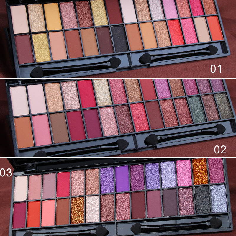 28 Color Eyeshadow Palette Beginners Makeup Matte Pearlescent