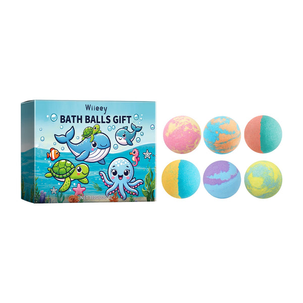Fragrant Bubble Shower Ball for Gentle Skin Cleansing Care