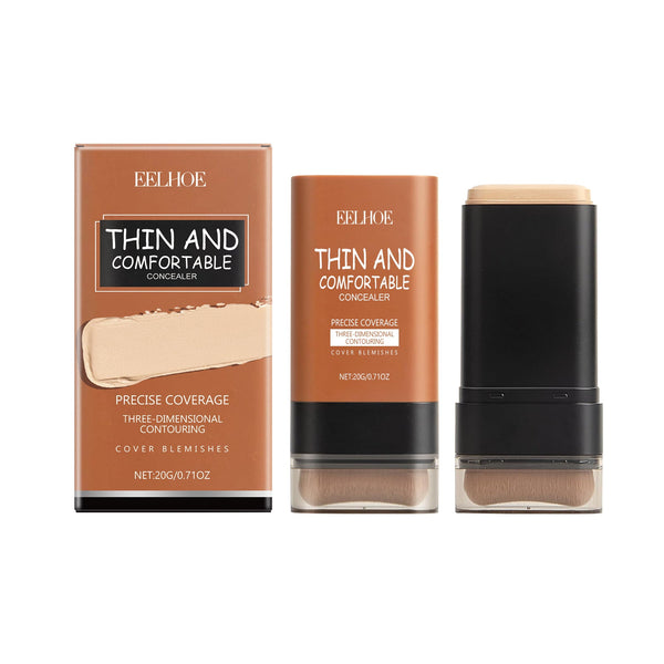 Lightweight Concealer Stick Foundation for Natural Hydrating Makeup Finish
