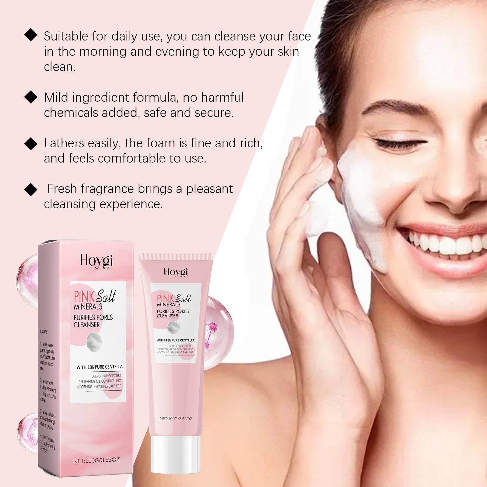 Gentle Pore Cleansing Facial Cleanser for Hydrated Healthy Skin