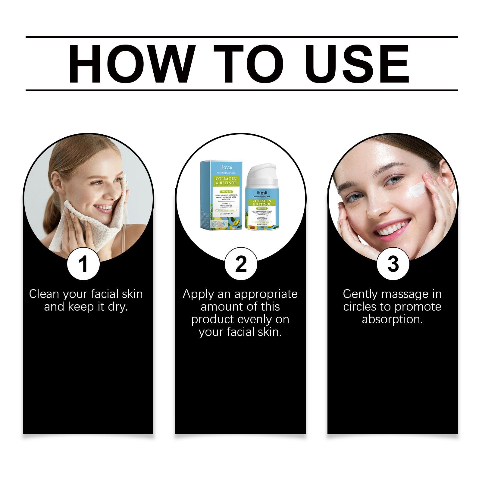 Collagen Facial Moisturizer for Hydrating Anti-Aging Skin Care Cream