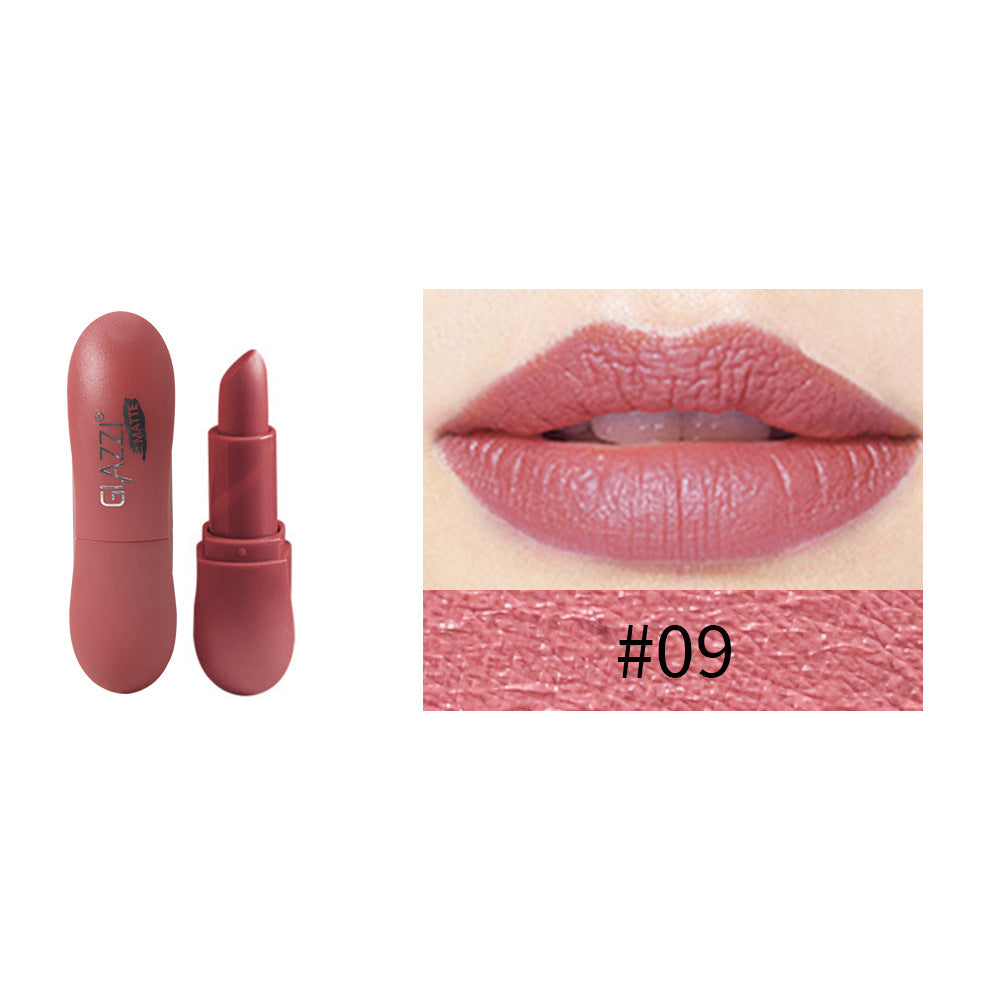 12-Color Matte Lipstick Palette for Long-Lasting Waterproof Makeup