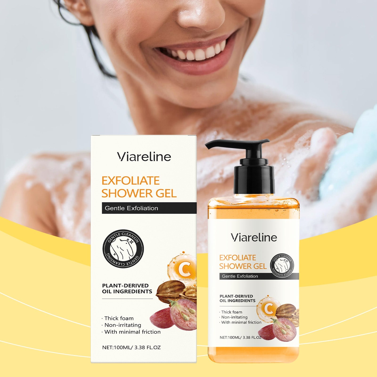 Exfoliating Body Cleanser for Smooth Hydrated Skin Care