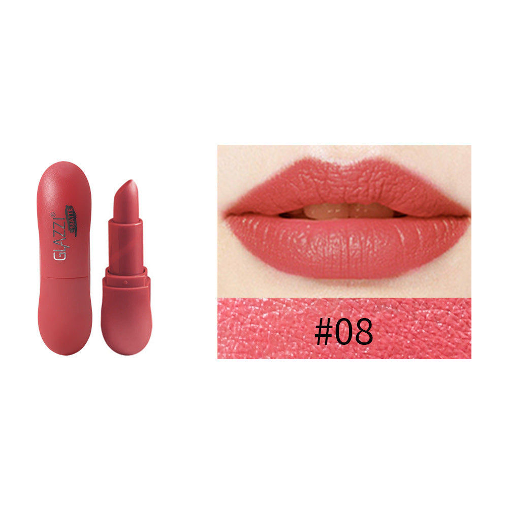 12-Color Matte Lipstick Palette for Long-Lasting Waterproof Makeup