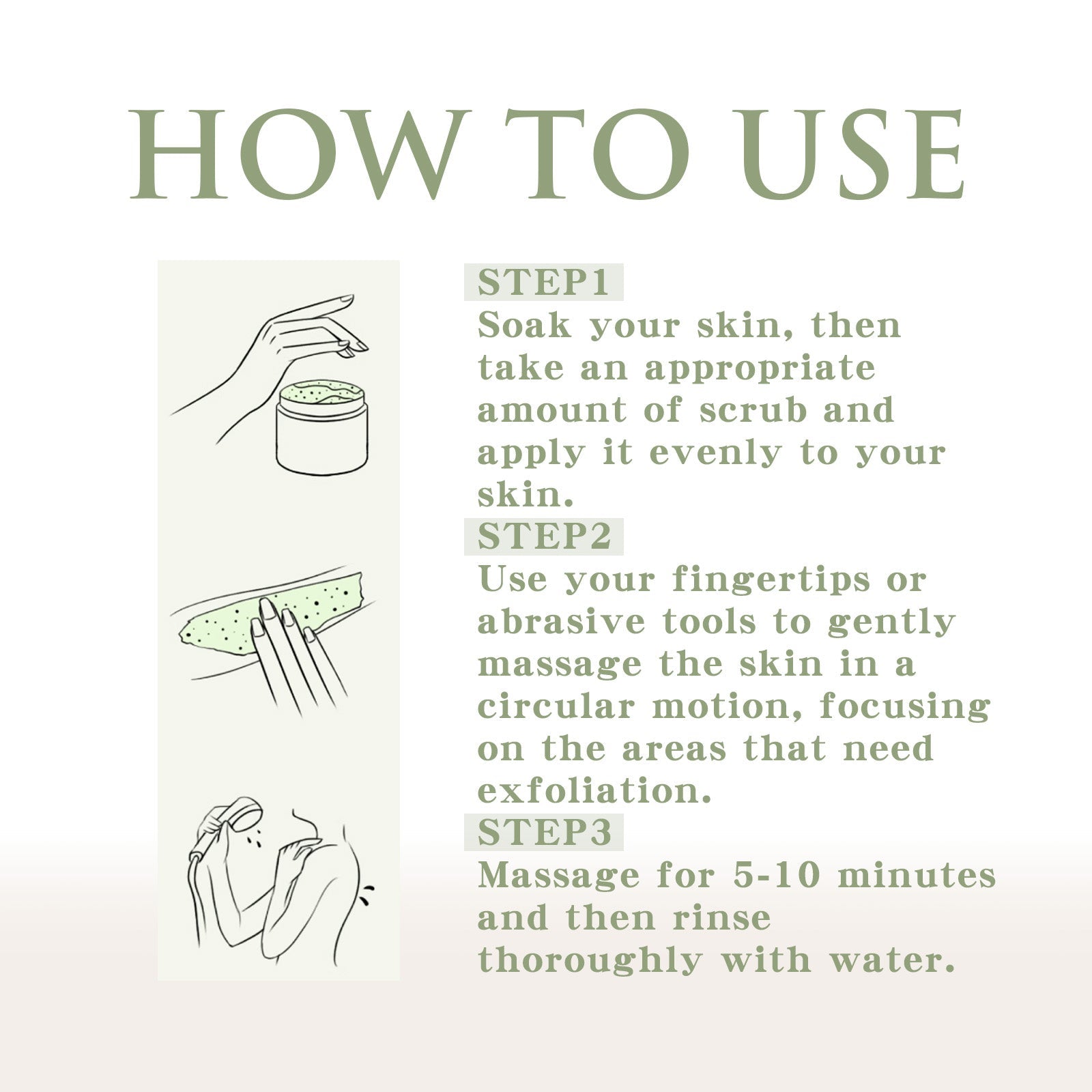 Avocado Body Scrub for Exfoliating Smooth Skin Care