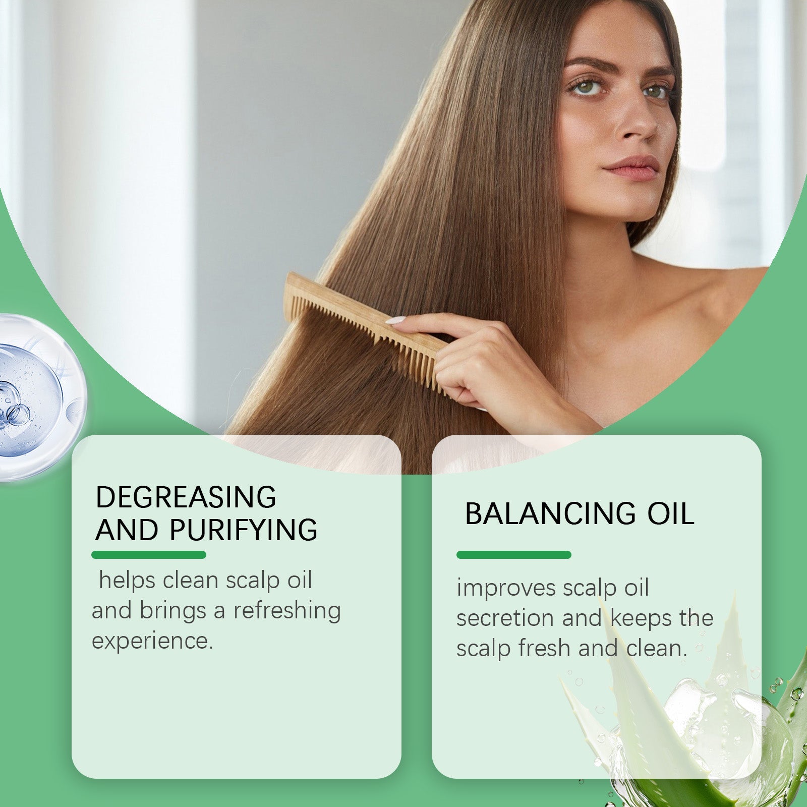Oil Control Shampoo for Oily Scalp Hair Care Balance