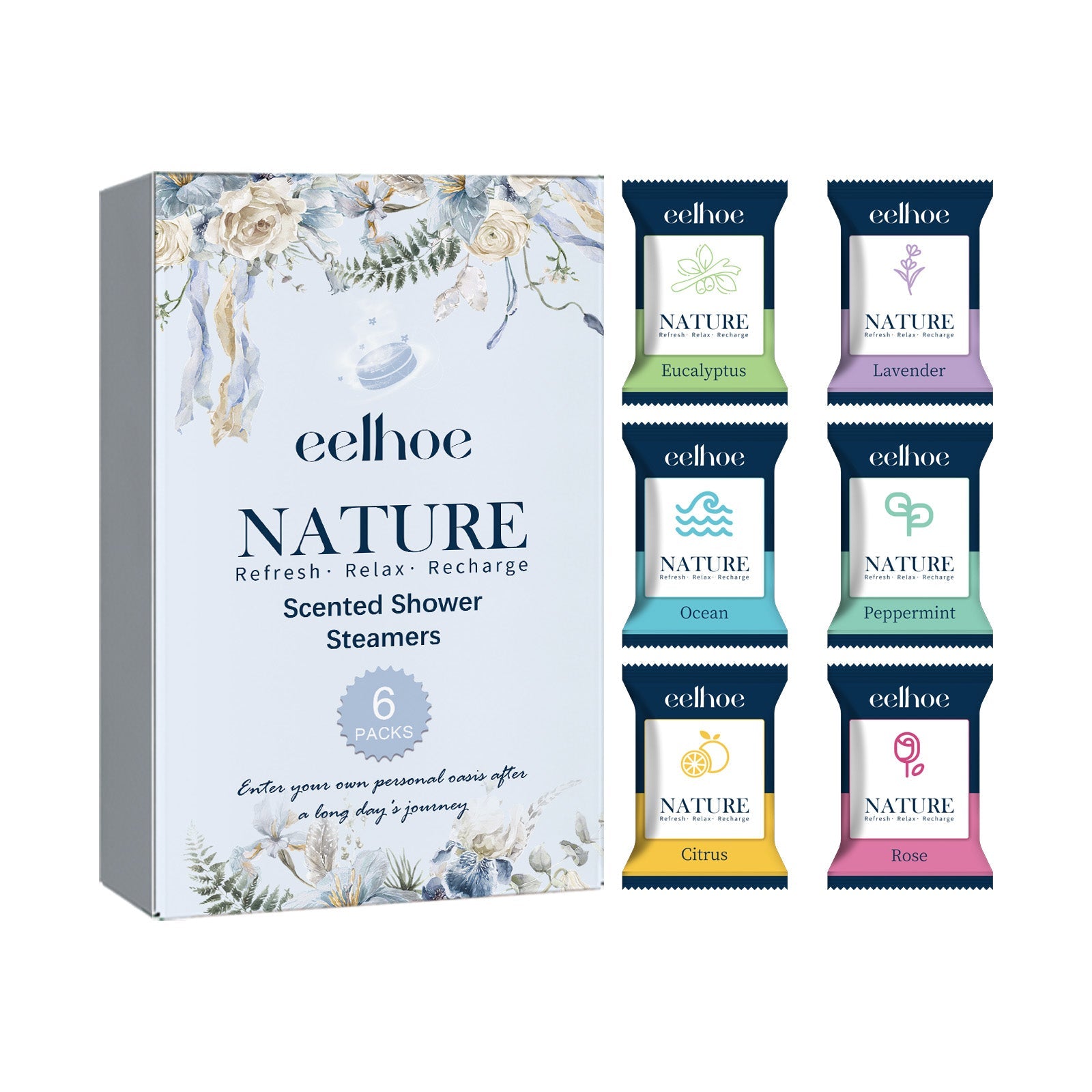 Aromatherapy Shower Tablets for Relaxing Spa Deep Cleansing