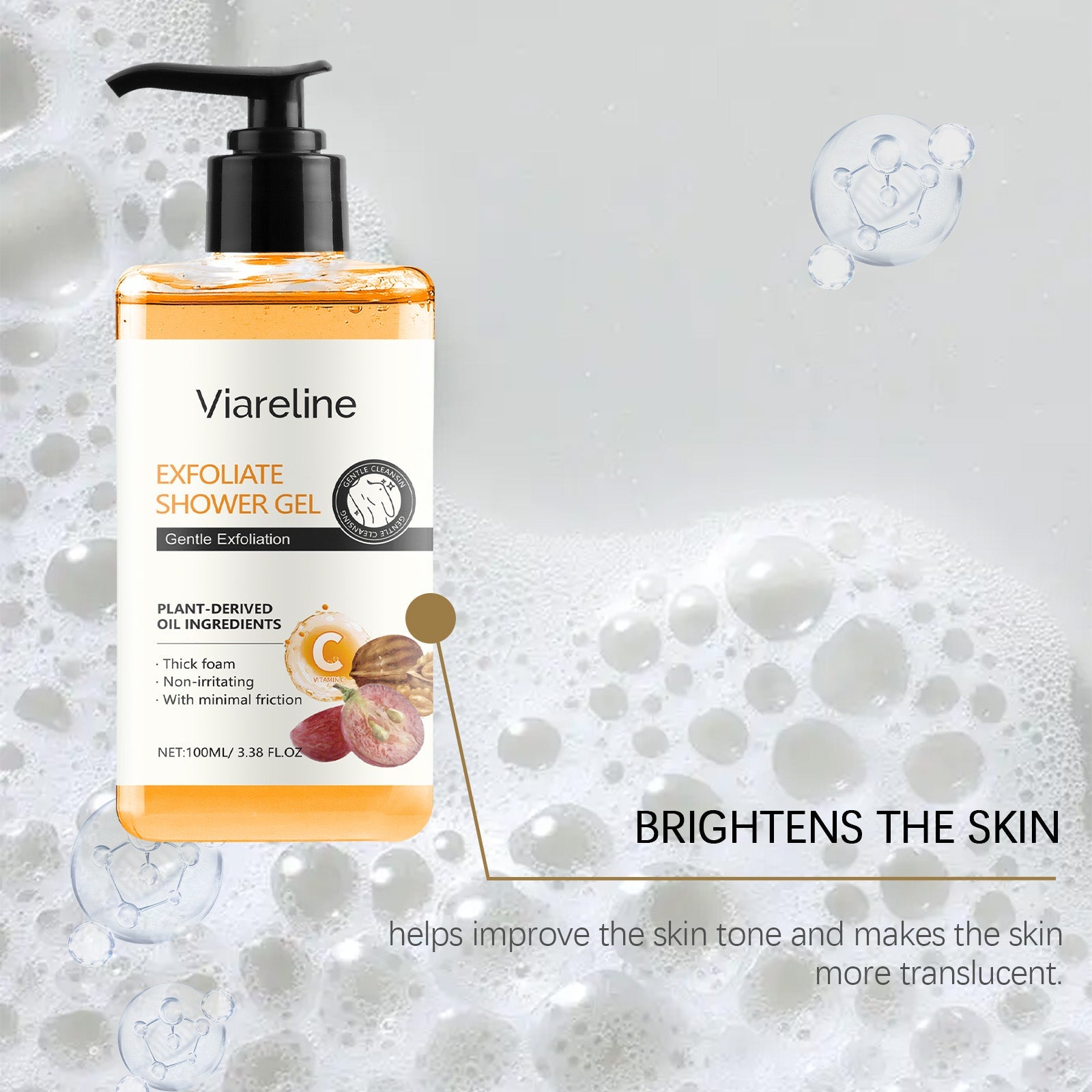 Exfoliating Body Cleanser for Smooth Hydrated Skin Care