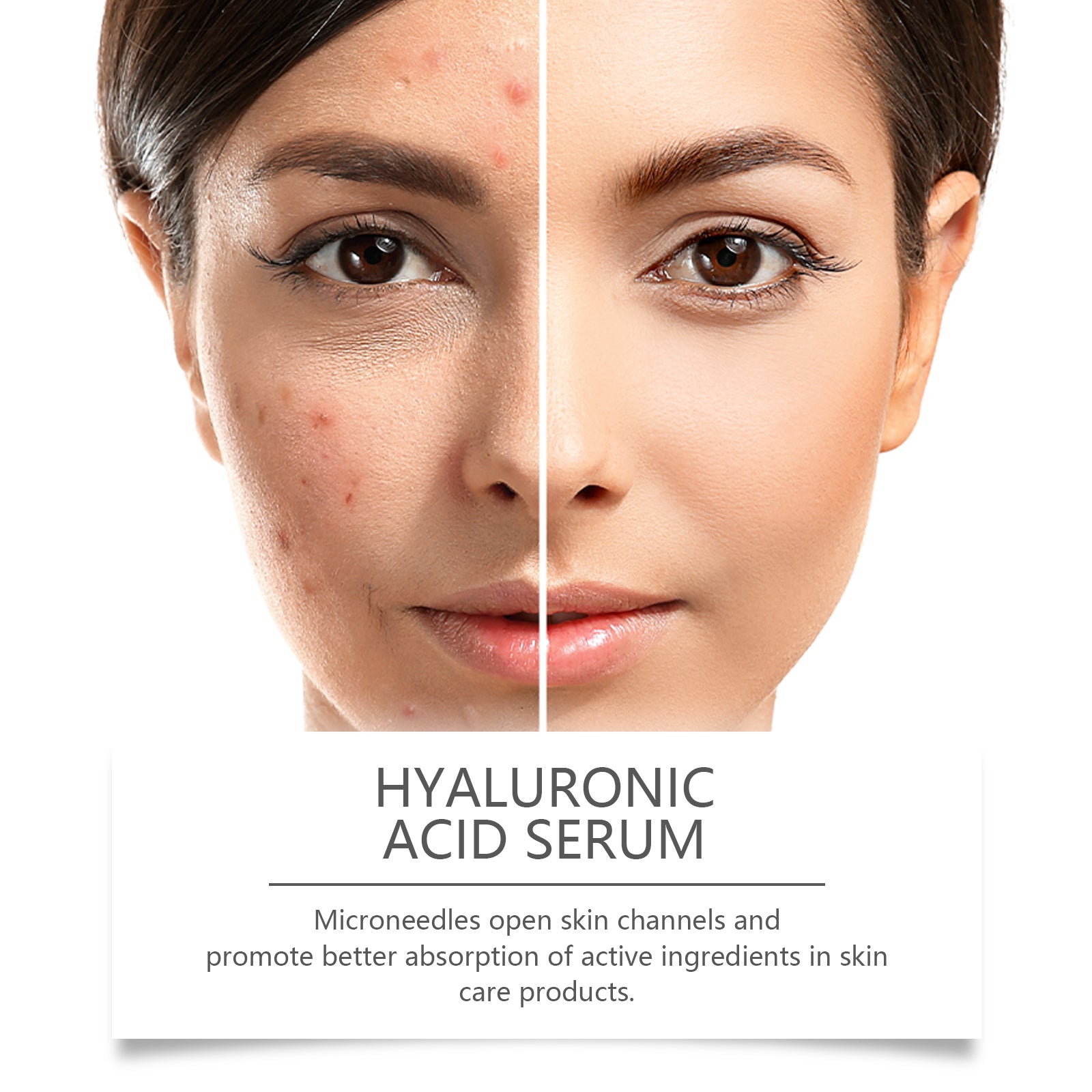 Hyaluronic Acid Face Serum for Hydrating Radiant Skin Care