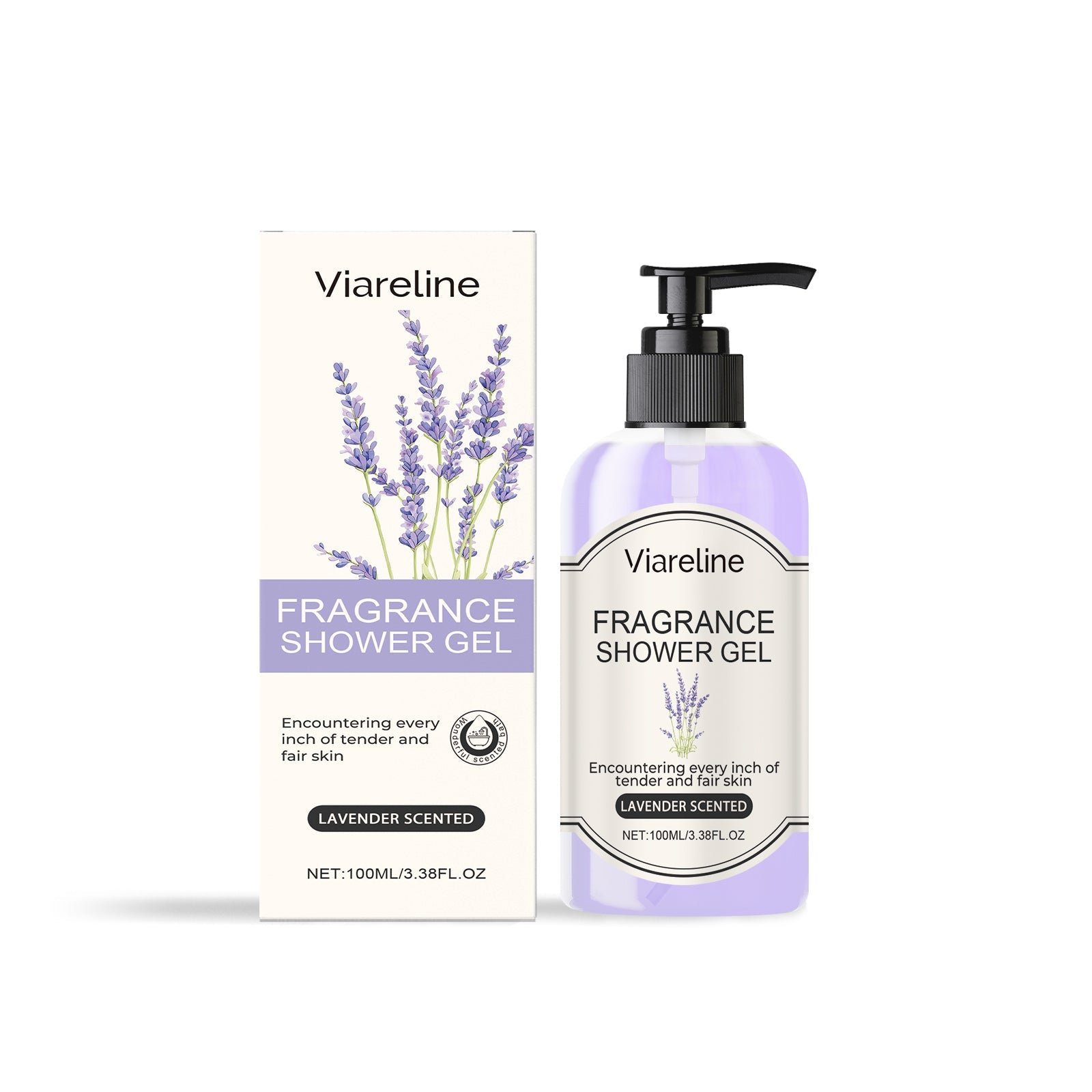 Lavender Shower Gel for Hydrating Skin Care Body Wash
