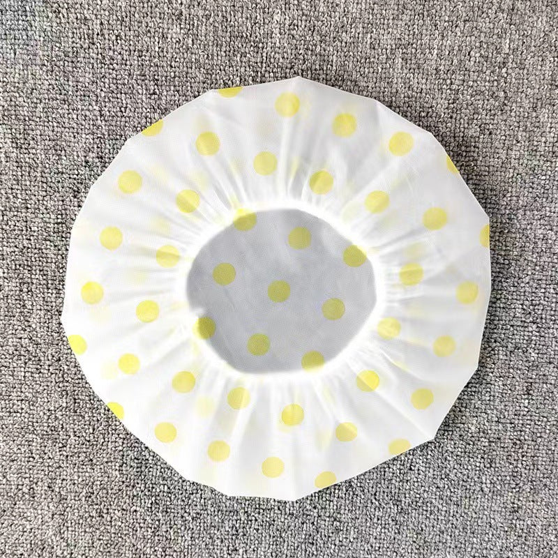 Thick Waterproof Shower Cap for Bath and Hair Protection