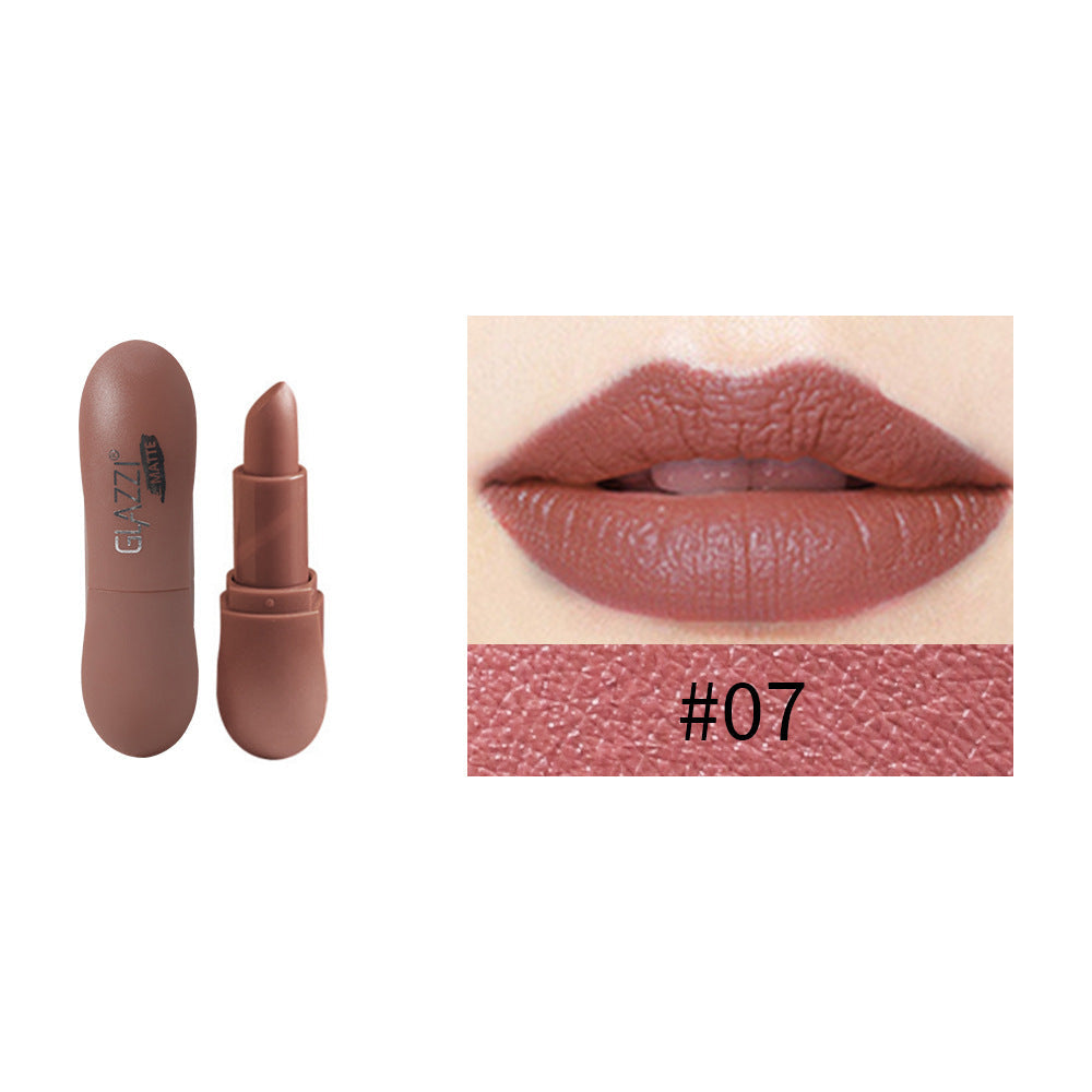 12-Color Matte Lipstick Palette for Long-Lasting Waterproof Makeup