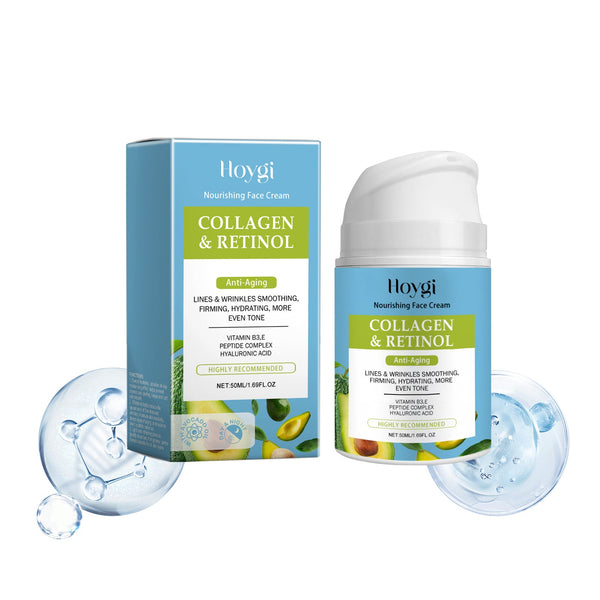 Collagen Facial Moisturizer for Hydrating Anti-Aging Skin Care Cream