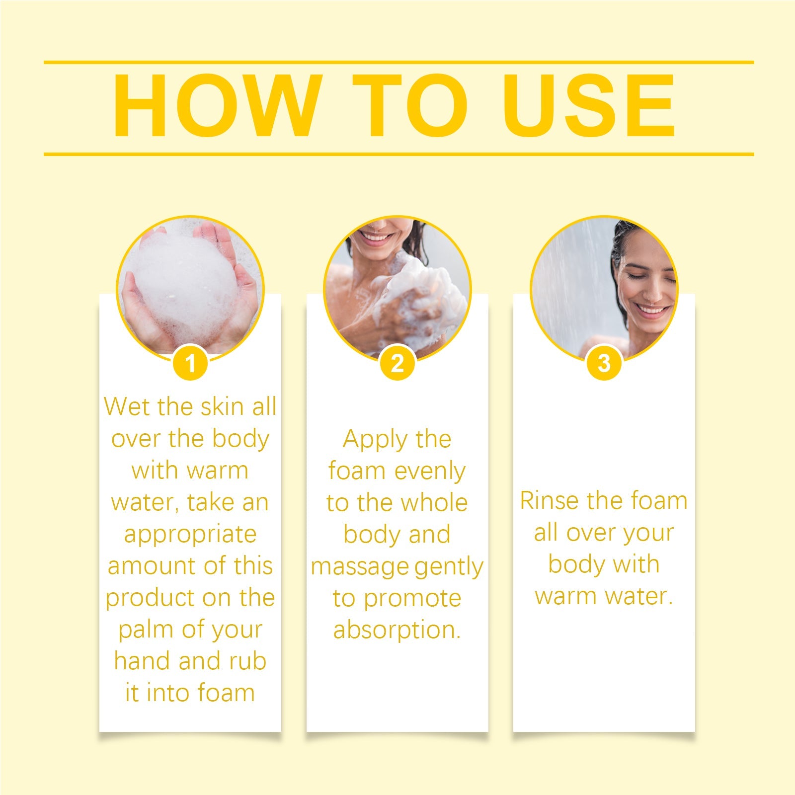 Perfumed Shower Gel for Hydrating Brightening Skin Care