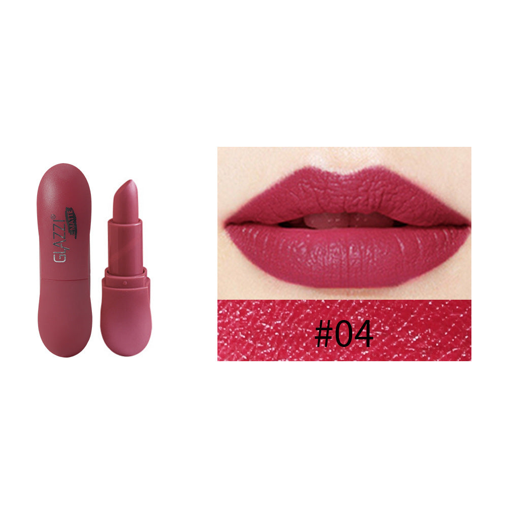 12-Color Matte Lipstick Palette for Long-Lasting Waterproof Makeup