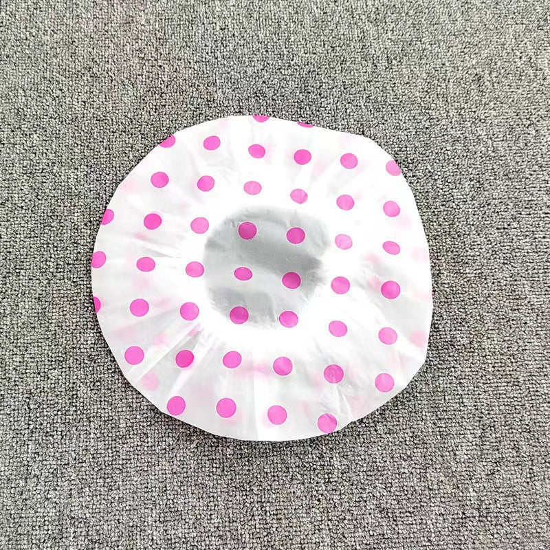 Thick Waterproof Shower Cap for Bath and Hair Protection