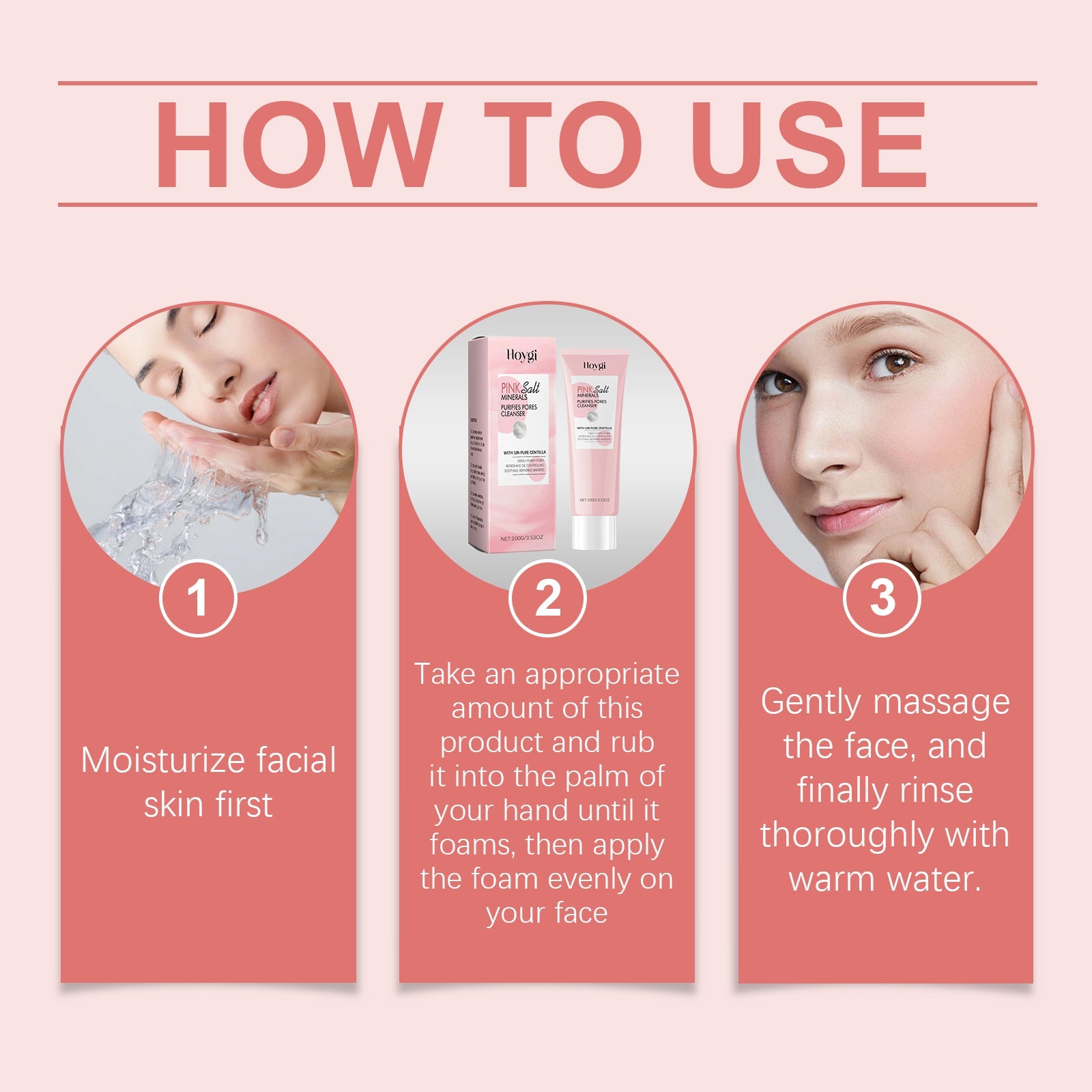 Gentle Pore Cleansing Facial Cleanser for Hydrated Healthy Skin