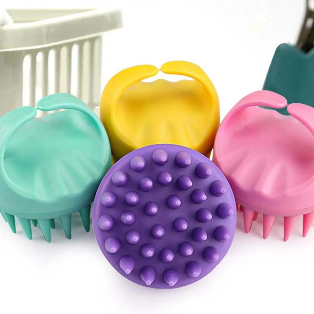 Portable Scalp Massage Shampoo Brush for Hair Care Routine