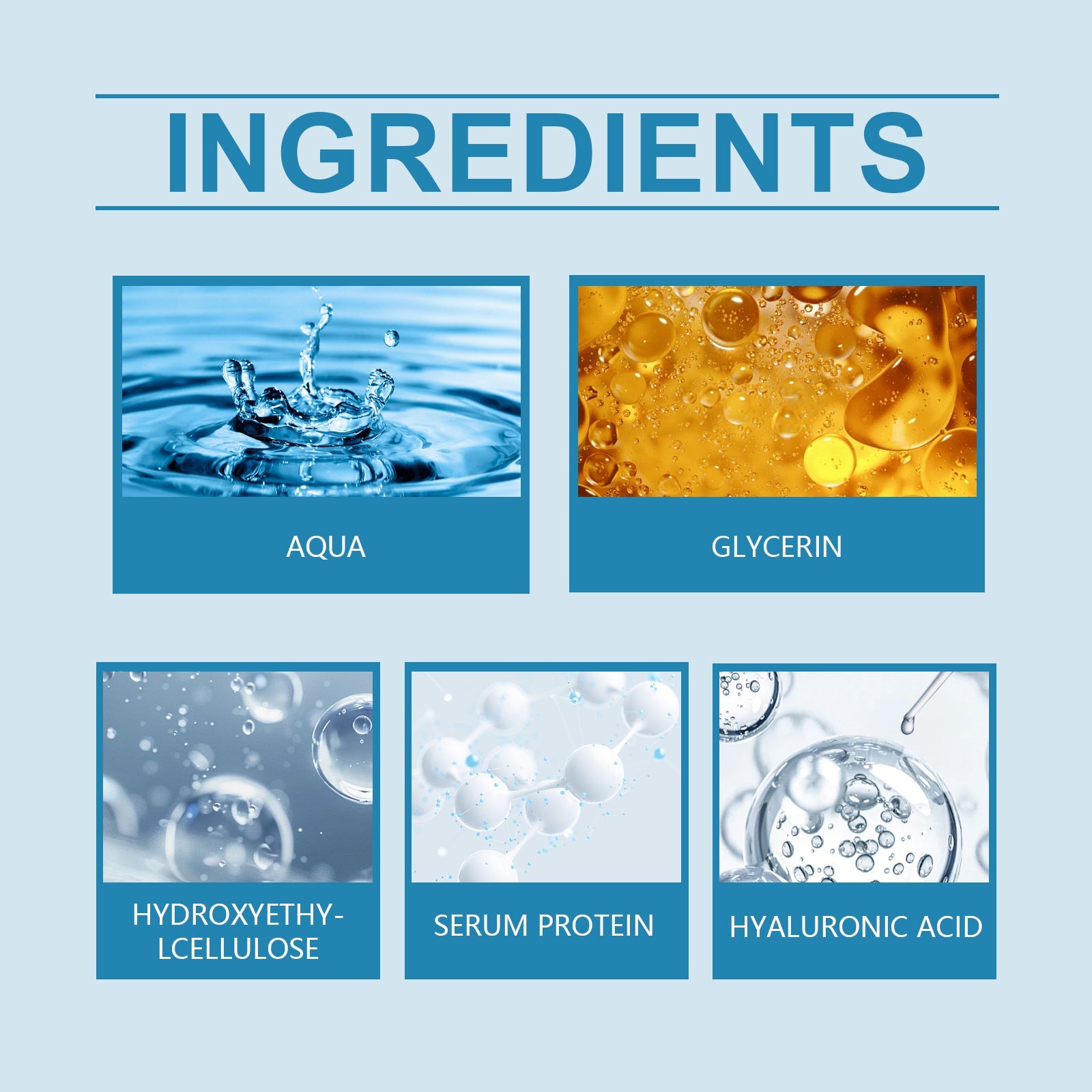 Hyaluronic Acid Face Serum for Hydrating Radiant Skin Care