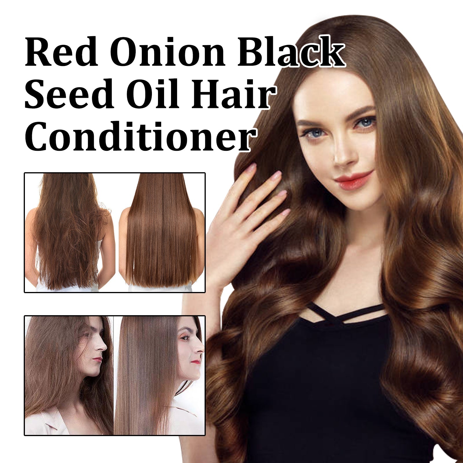 Red Onion Black Seed Oil Hair Conditioner for Shine Care