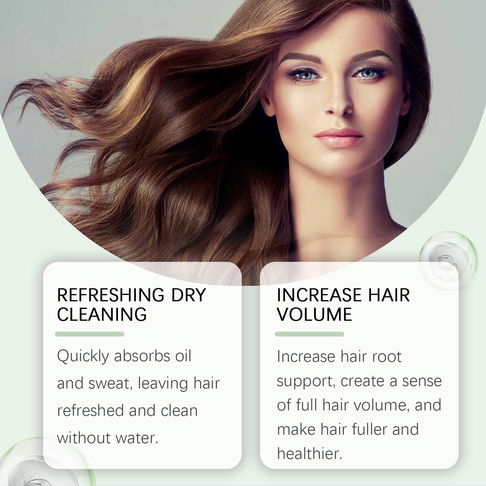 Leave-In Dry Shampoo for Refreshing Hair and Styling Care