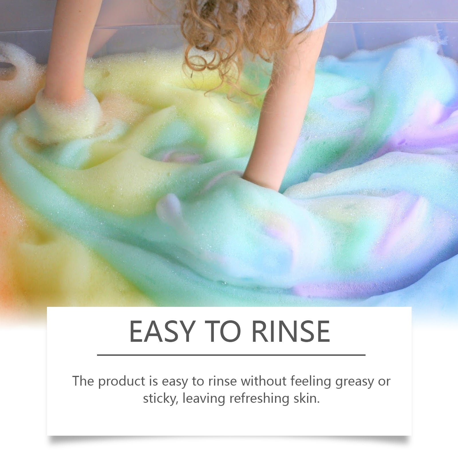 Fragrant Bubble Shower Ball for Gentle Skin Cleansing Care