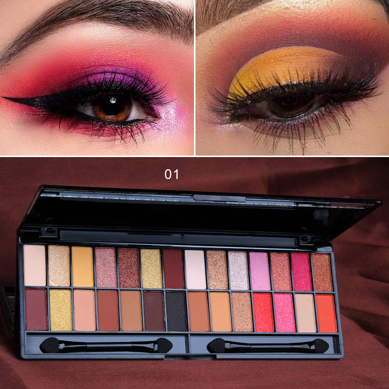 28 Color Eyeshadow Palette Beginners Makeup Matte Pearlescent