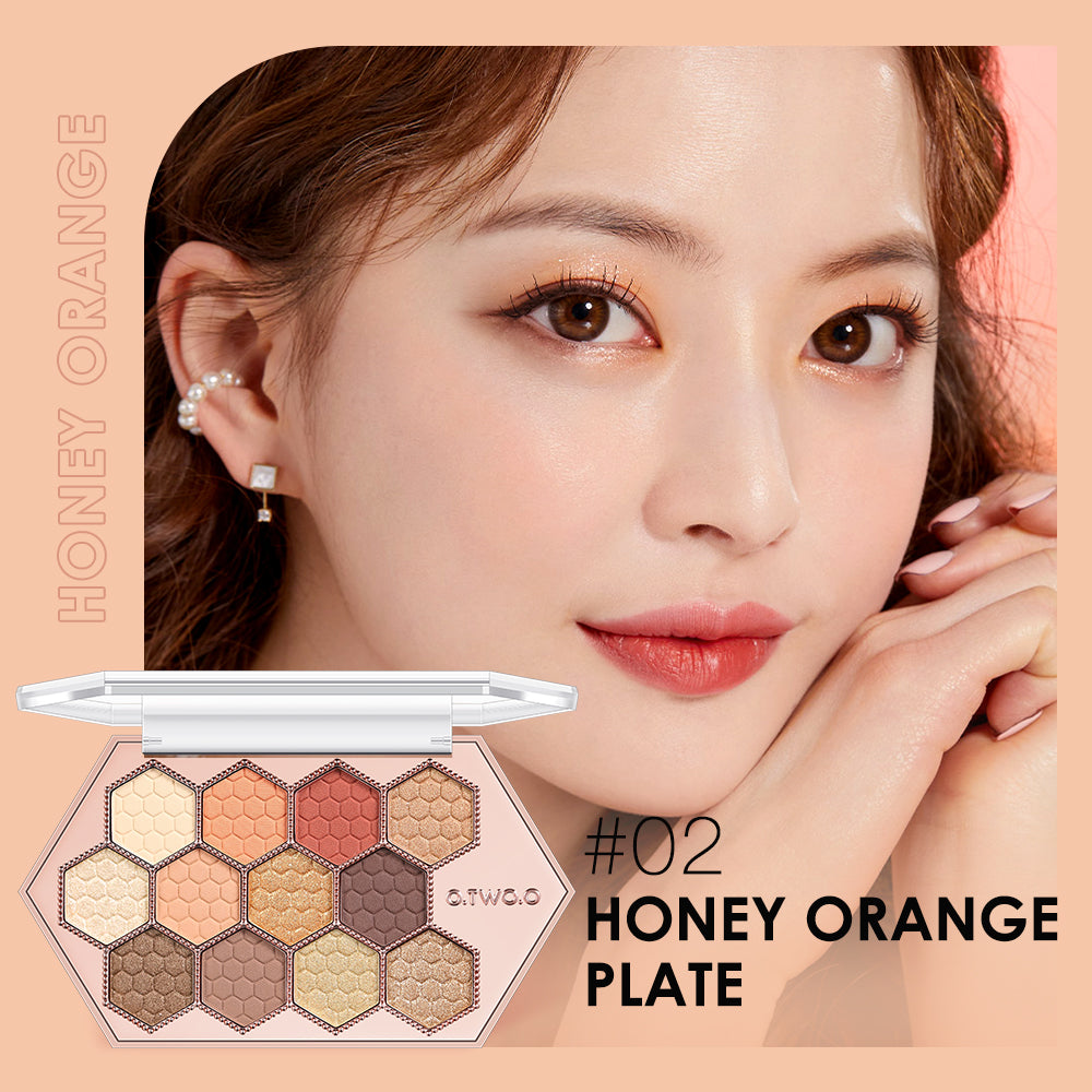 Honeycomb Hexagonal 12-Color Eyeshadow Palette for Natural Makeup