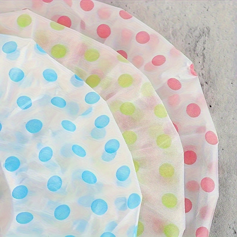 Thick Waterproof Shower Cap for Bath and Hair Protection